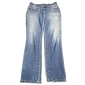 CLOSED Candiani High Rise Straight Leg Jeans 30 Made in Italy8.5